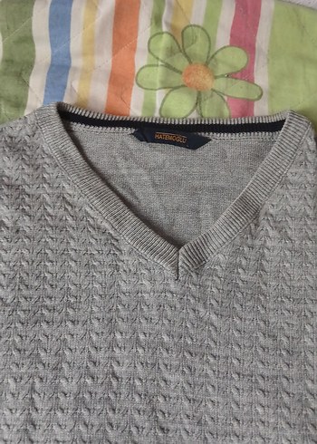 H&M Gri Örgü Kadın Keten Kazak