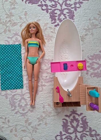 Barbie banyo seti