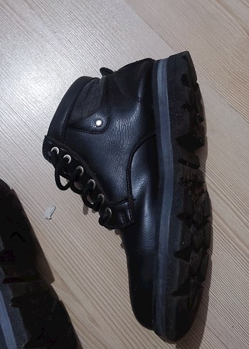 Siyah Erkek Goth Lastik Bot Deridir - Görsel 5