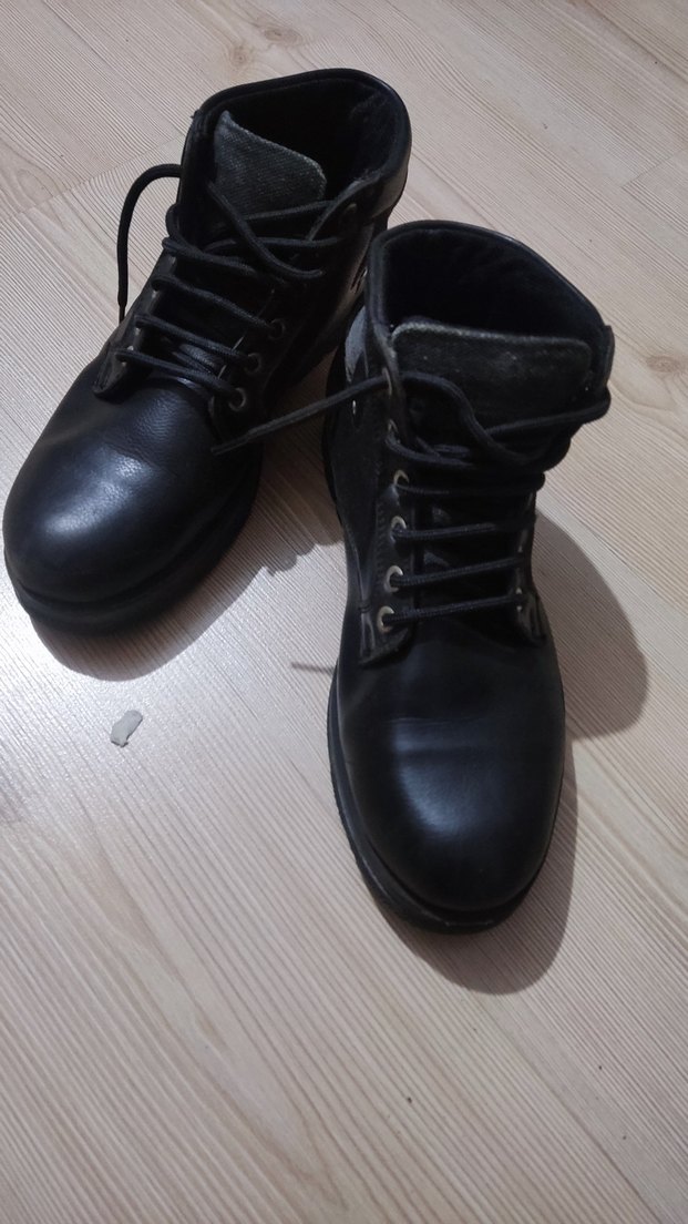 Siyah Erkek Goth Lastik Bot Deridir - Görsel 3