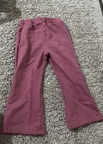 Kız Çocuk Pembe Rahat Kesim Tayt - Görsel 2