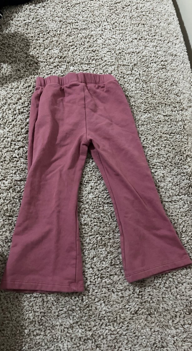 Kız Çocuk Pembe Rahat Kesim Tayt - Görsel 2