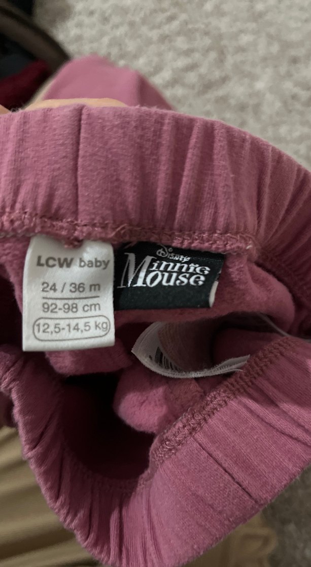 Kız Çocuk Pembe Rahat Kesim Tayt - Görsel 3