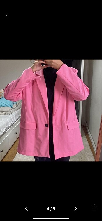 Defacto Pembe Blazer