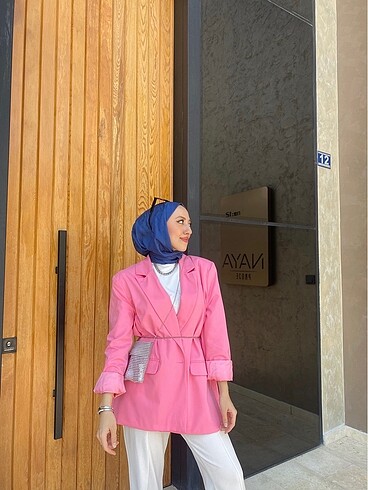 Pembe Blazer
