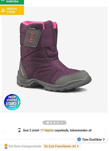 32 Beden bordo Renk Decathlon bot 