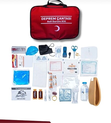Deprem ilk yardım çantası
