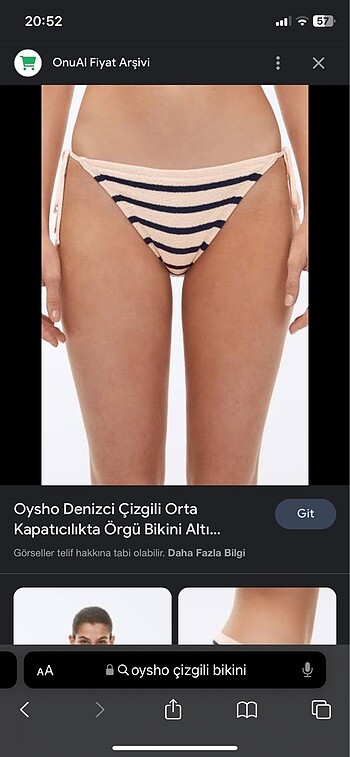 m Beden Oysho bikini