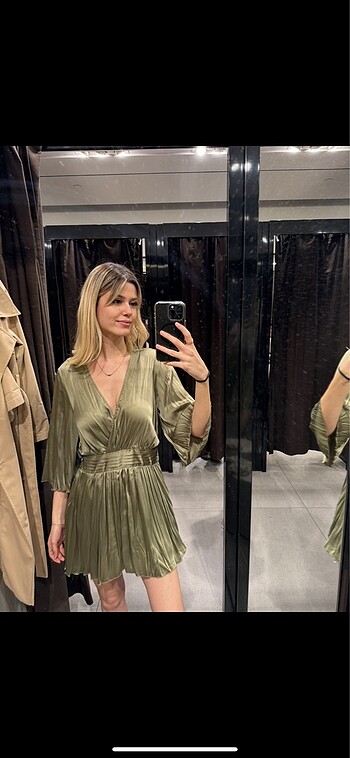 xs Beden Zara elbise