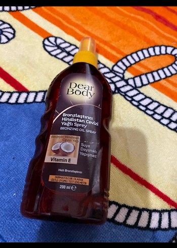 Dear Body Bronlaştırıcı Hindistan Cevizi Yağlı Sprey 200 ml