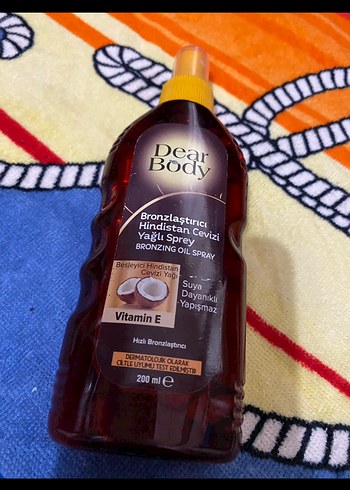 Beden Dear Body Bronlaştırıcı Hindistan Cevizi Yağlı Sprey 200 ml