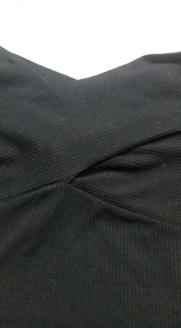 kayık V Yaka Kısa Kollu Hamile Tişörtü - Görsel 2