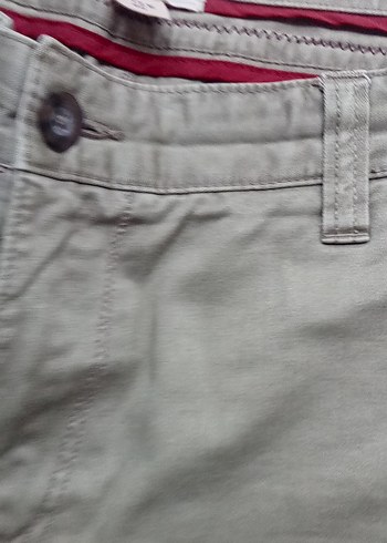 Bej Pamuk Erkek Kısa Şort - Görsel 4