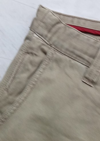 Bej Pamuk Erkek Kısa Şort - Görsel 6