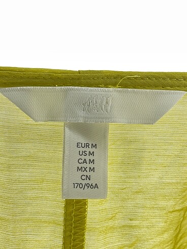 m Beden sarı Renk H&M Uzun Elbise %70 İndirimli.