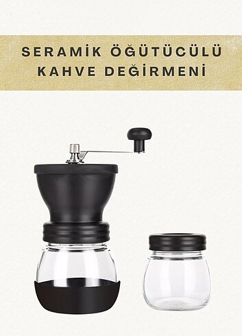 Seramik Öğütücülü Kahve Değirmeni