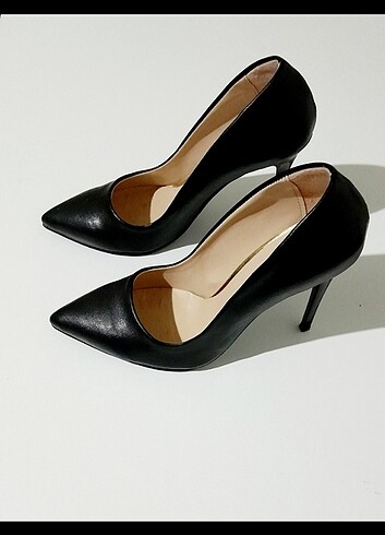 38 Beden siyah Renk Öznur Bayan İnce Topuklu Ayakkabı