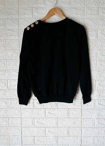 m Beden siyah Renk BALMAIN Bayan Sweatshirt