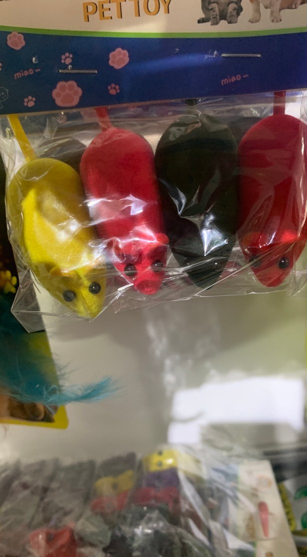 Kedi oyuncağı 4lü fare - Görsel 3