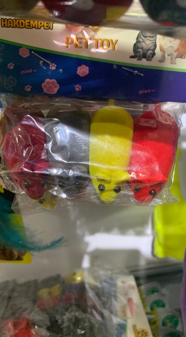 Kedi oyuncağı 4lü fare - Görsel 2