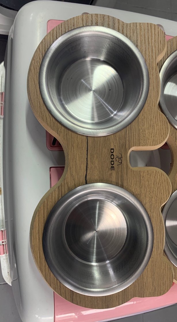 Ahşap ve Metal kedi köpek mama kabı - Görsel 3