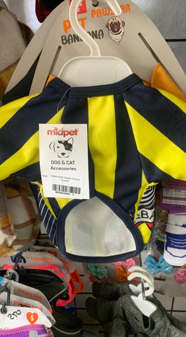 Kedi köpek kıyafet Fenerbahçe li - Görsel 2