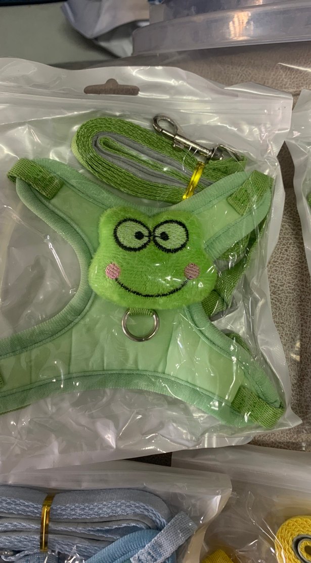 Renkli Peluş kedi köpek gezdirme tasması - Görsel 4