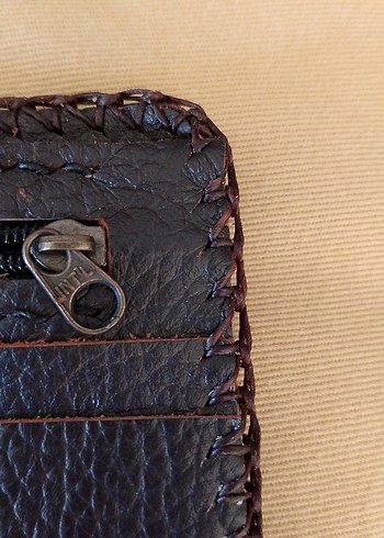 Kahverengi timsah Derisi Erkek Cüzdanı - Görsel 7