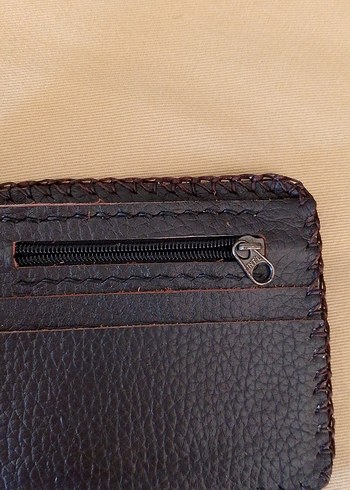 Kahverengi timsah Derisi Erkek Cüzdanı - Görsel 6