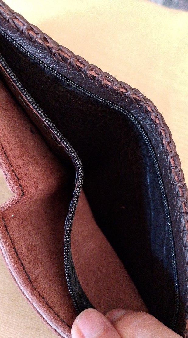 Kahverengi timsah Derisi Erkek Cüzdanı - Görsel 3