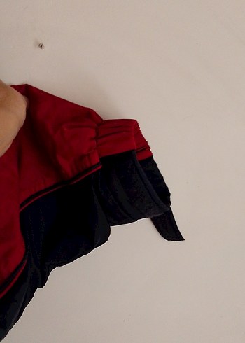 Kırmızı Fermuarlı Erkek Midi Mont - Görsel 5