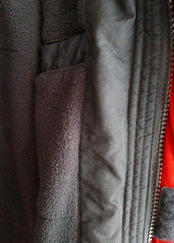 Kırmızı Fermuarlı Erkek Midi Mont - Görsel 4