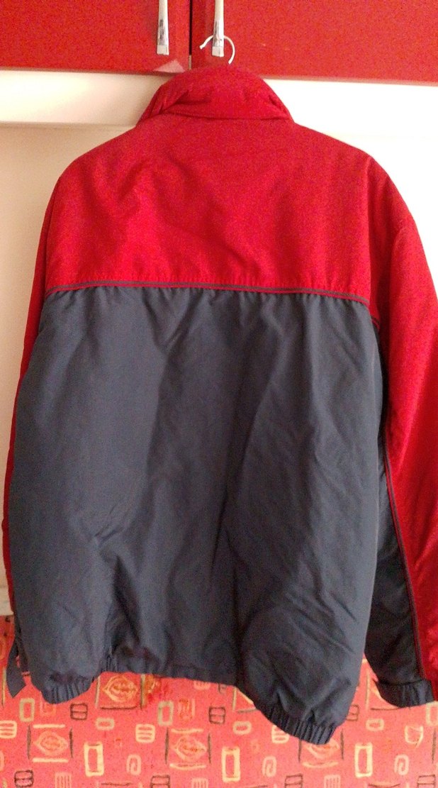 Kırmızı Fermuarlı Erkek Midi Mont - Görsel 3