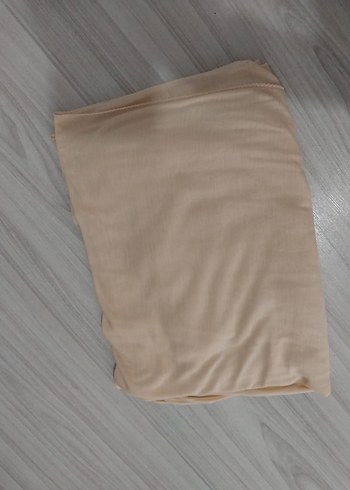 Bej Düz Minimalist Şal (penye)