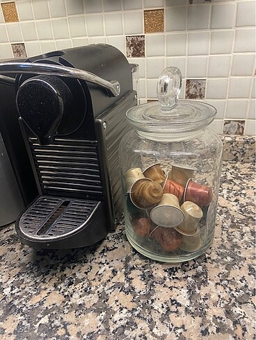  Beden Renk Nespresso C61 pixie Titan kahve makinası
