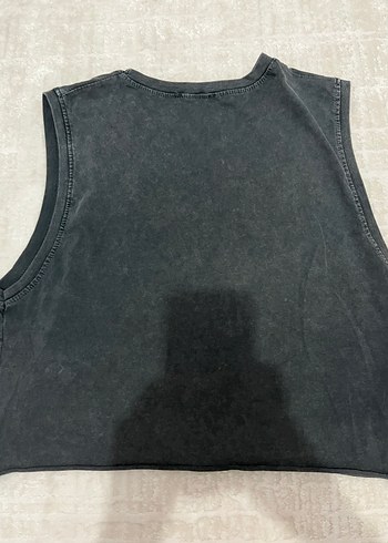 m Beden mor Renk Kadın Baskılı Antrasit Tişört