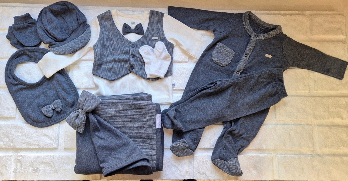 Yeni.Bibaby Little Boy 8'li Set. - Görsel 2