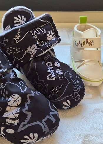 2 tane erkek bebek patikleri 19 numara - Görsel 4