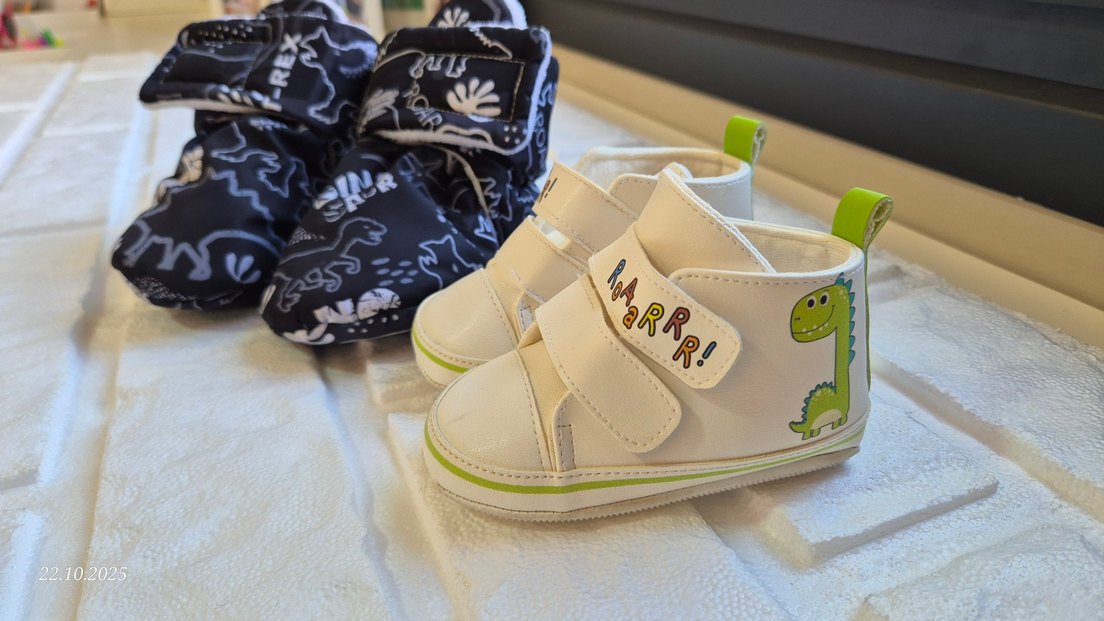 2 tane erkek bebek patikleri 19 numara - Görsel 5