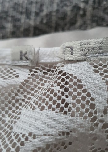 Beyaz Nakışlı Kız Çocuk Bolero - Görsel 7