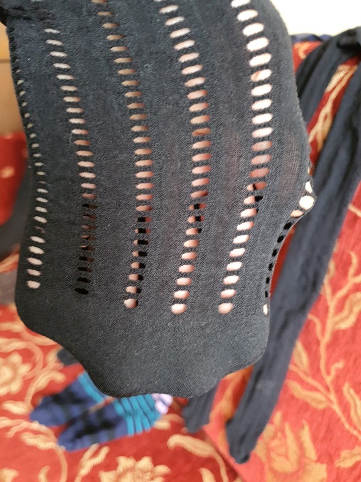 Çok Renkli Tie-Dye külotlu çorap - Görsel 3