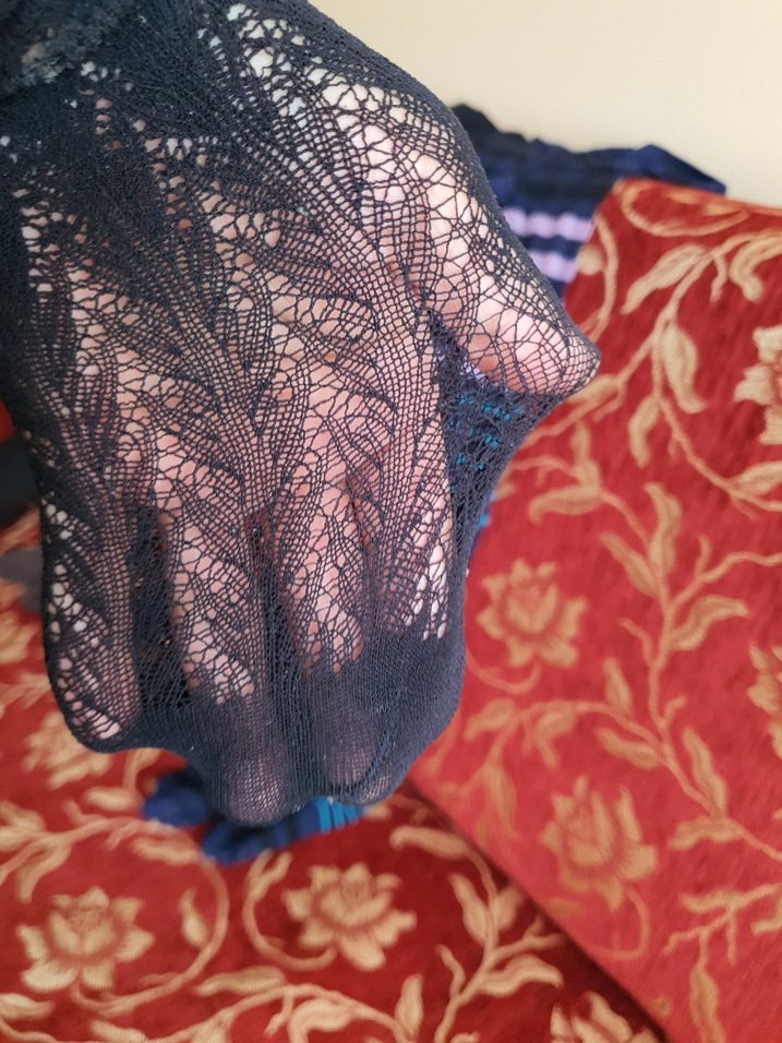 Çok Renkli Tie-Dye külotlu çorap - Görsel 2