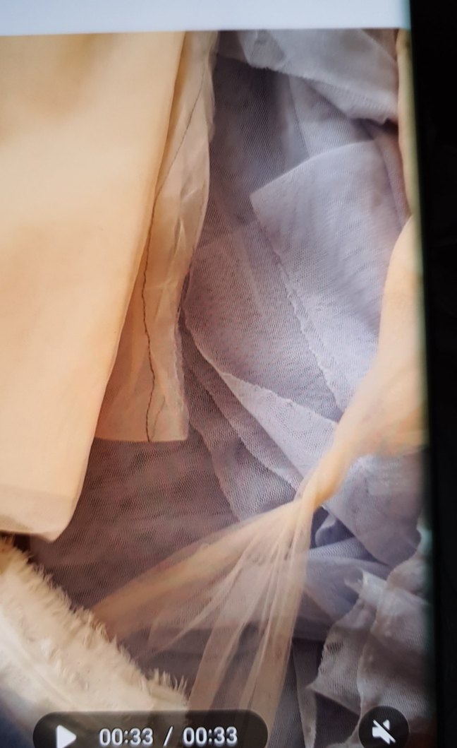 Pastel Mor Bohem Tül Perde - Görsel 2