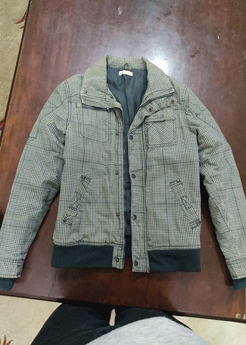 Düğmeli Kahverengi Erkek Kaban - Görsel 3