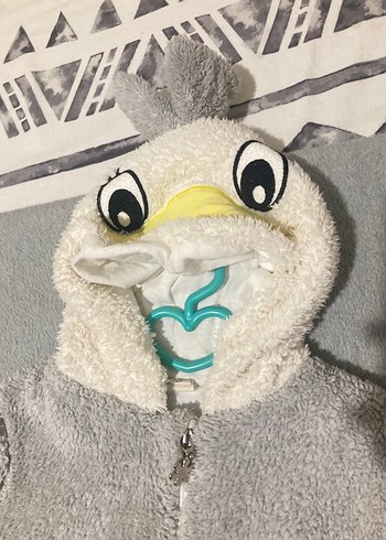 Diğer Gri Bebek Peluş Tulum