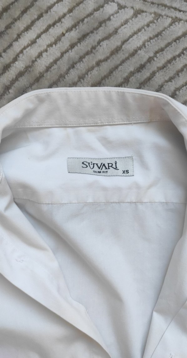 Erkek Beyaz Keten Regular Fit Gömlek - Görsel 2