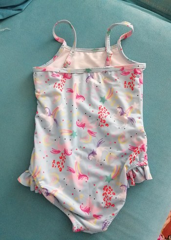 LC Waikiki Kız Çocuk Pastel Renkli Desenli Mayo