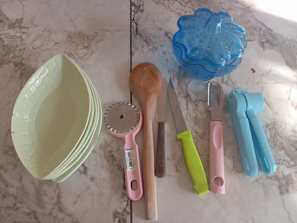 Pastel Pembe Mutfak Gereçleri Seti - Görsel 2