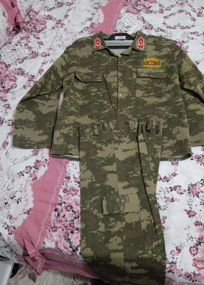 Çocuk asker takımı  - Görsel 3