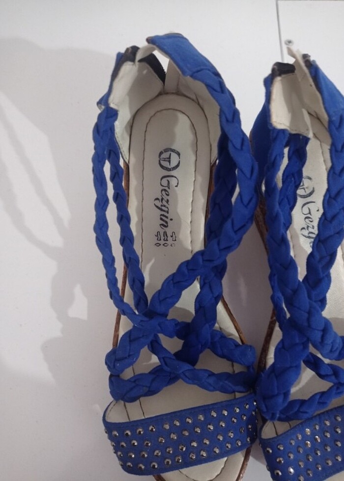 Kadın sandalet hiç kullanılmamış - Görsel 3